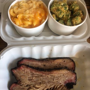 Angry Barnyard BBQ - Brisket, fried okra, Mac and cheese. - Barbeque Near Me - Bakersfield, California