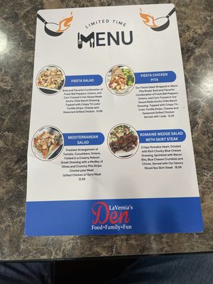 Menu photo 1 La Vernia's Den La Vernia, TX Menu photo 1 La Vernia's Den La Vernia, TX