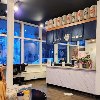 Slurp Station Aburasoba UW - Front counter (or order via QR code at your table, 1/13/25) - Ramen Near Me - Seattle, Washington