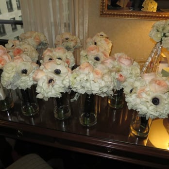 Pistil & Vine - Bridal bouquet, Bridesmaids bouquets, and Flower Girl Wand, December 2013, created by Pistil and Vine - Florists Near Me - Chicago, Illinois