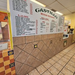 Castillo Mexican Restaurant - Their menu July 2025