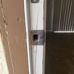 EZ Handyman and Plumbing Services - Door jamb - before repair