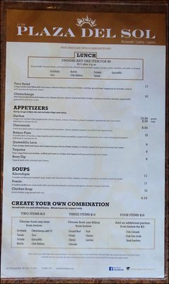 Menu photo 2 Plaza Del Sol Elk Grove, CA Menu photo 2 Plaza Del Sol Elk Grove, CA