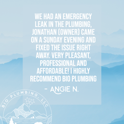 Bio Plumbing - 5-star review!