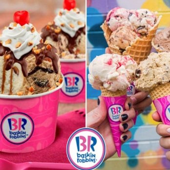 Dunkin' -  two ice cream cones with toppings - Donuts Near Me - Winter Haven, Florida
