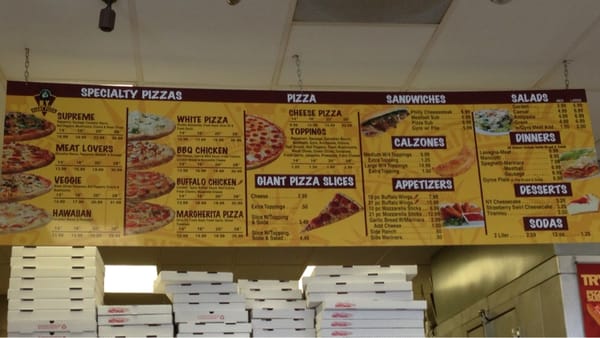 Menu photo 8 NY Giant Pizza San Diego, CA