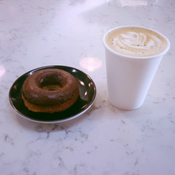 Recreational Coffee - Vegan chocolate & sea salt donuts and chocolate cappuccino! Nom-ilicious! - Coffee & Tea Near Me - Long Beach, California Recreational Coffee - Vegan chocolate & sea salt donuts and chocolate cappuccino! Nom-ilicious! - Coffee & Tea Near Me - Long Beach, California