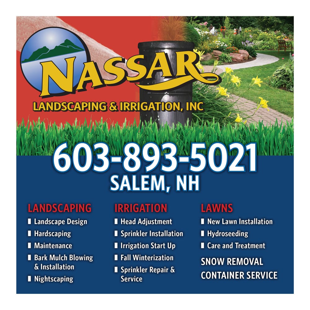 NASSAR LANDSCAPING & IRRIGATION Updated June 2024 354 N Broadway