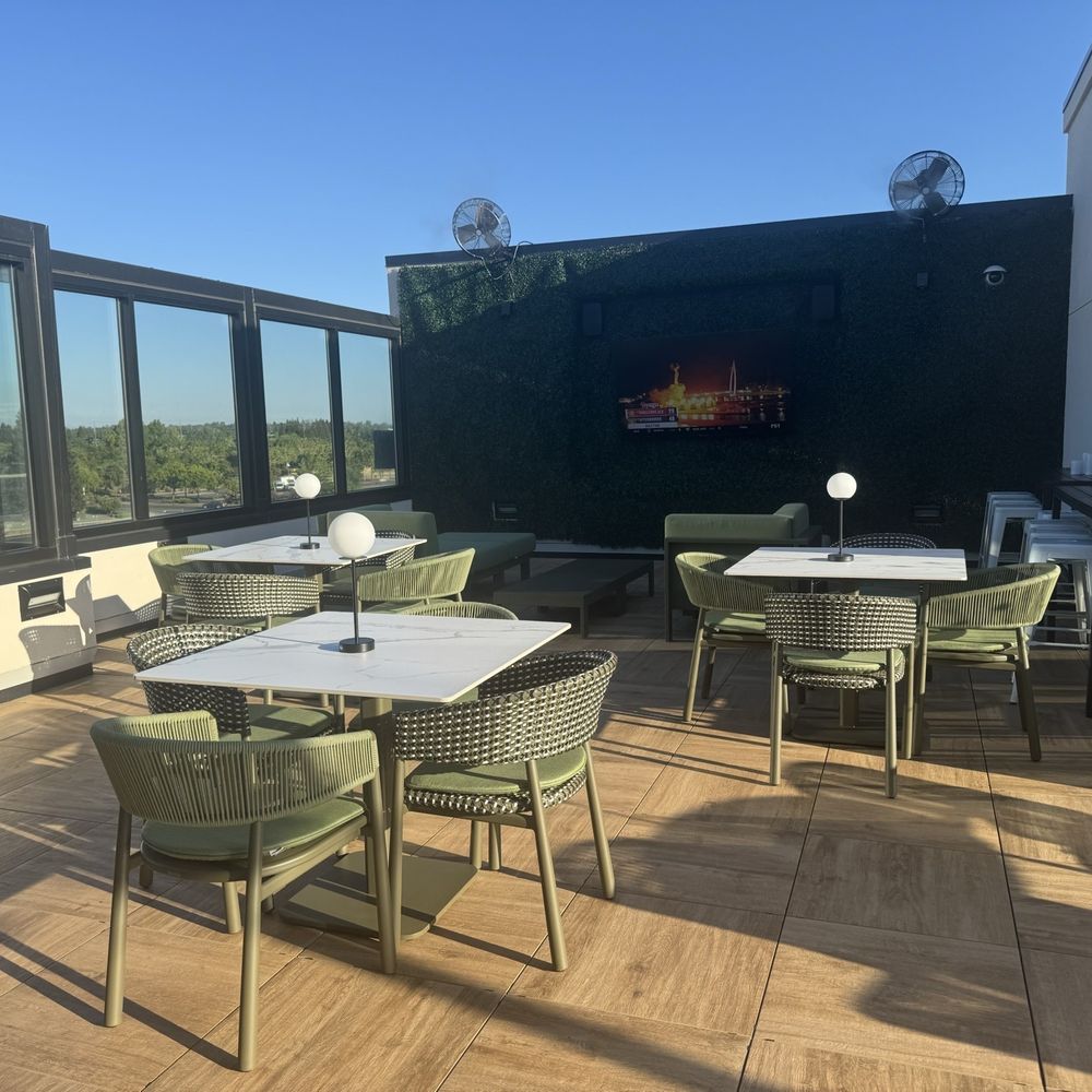 Rancher's Daughter - Outdoor seating with TVs. - Venues & Event Spaces Near Me - Chico, California