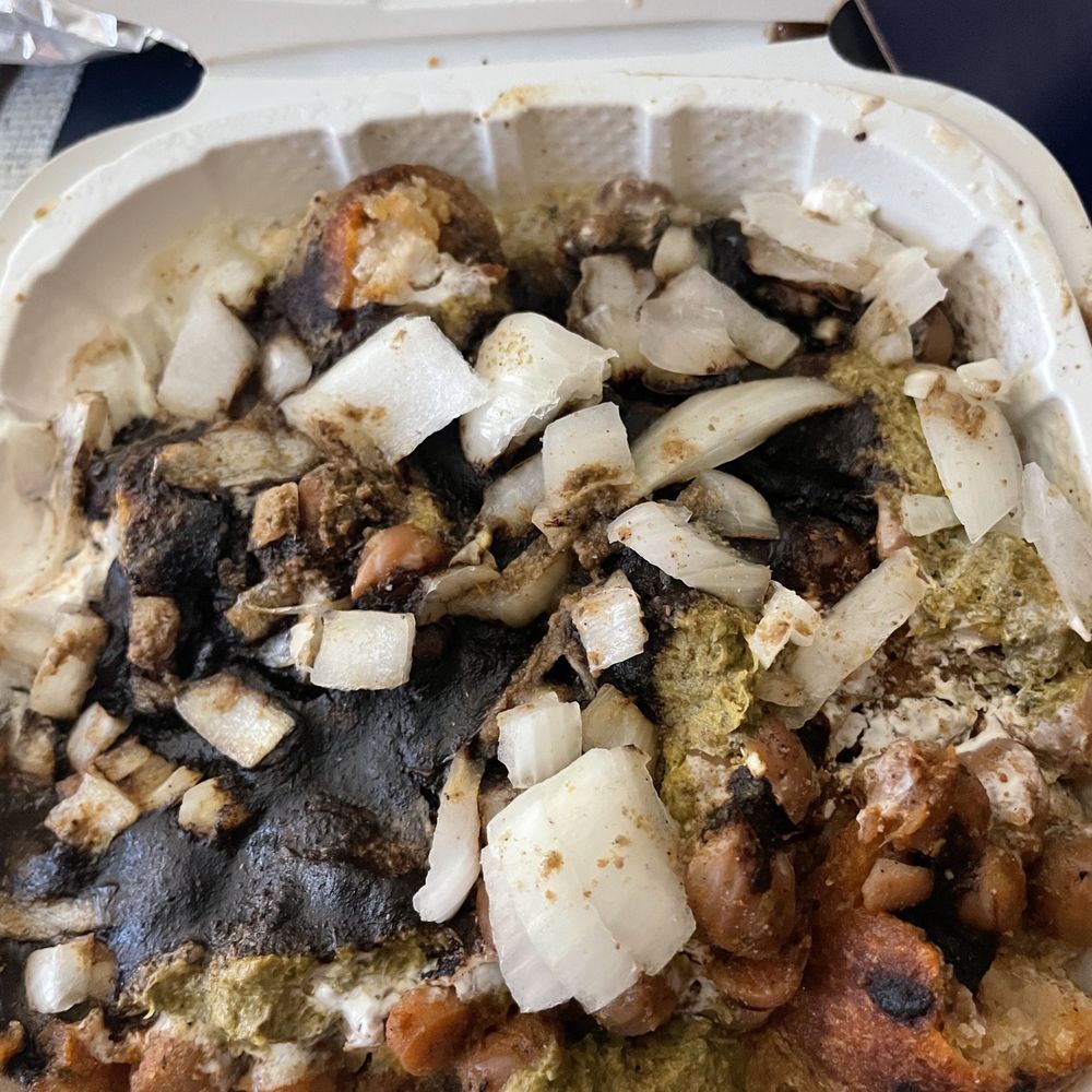 Curry Time Now - Not sure what this is but was offered with veggie samosa - onion, curries, rice, etc. - Indian Near Me - Pasadena, California Curry Time Now - Not sure what this is but was offered with veggie samosa - onion, curries, rice, etc. - Indian Near Me - Pasadena, California