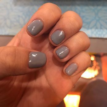 N Design Nail Shop - Left hand. A good gel paint job with short nails. - Nail Salons Near Me - Morton Grove, Illinois N Design Nail Shop - Left hand. A good gel paint job with short nails. - Nail Salons Near Me - Morton Grove, Illinois