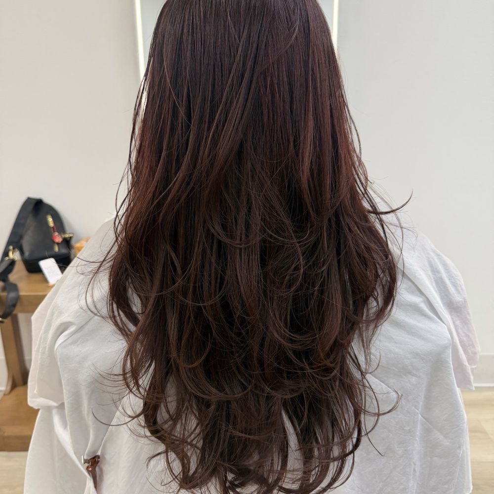 Taken by Tatsuya right after the cut/style