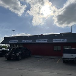 Laguna Madre Seafood Company - Outside of the restaurant