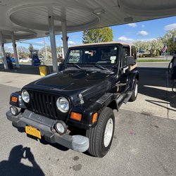 Village Mobil - Jeep all cleaned up gassed up and ready for the year in New York!