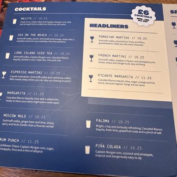 Belushi's - Drink menu - Sports Bars Near Me - Edinburgh, EDH Belushi's - Drink menu - Sports Bars Near Me - Edinburgh, EDH