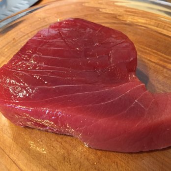 Sunh Fish - Beautiful ahi tuna steak at @18$ a pound. I made poke. - Seafood Markets Near Me - Sacramento, California Sunh Fish - Beautiful ahi tuna steak at @18$ a pound. I made poke. - Seafood Markets Near Me - Sacramento, California