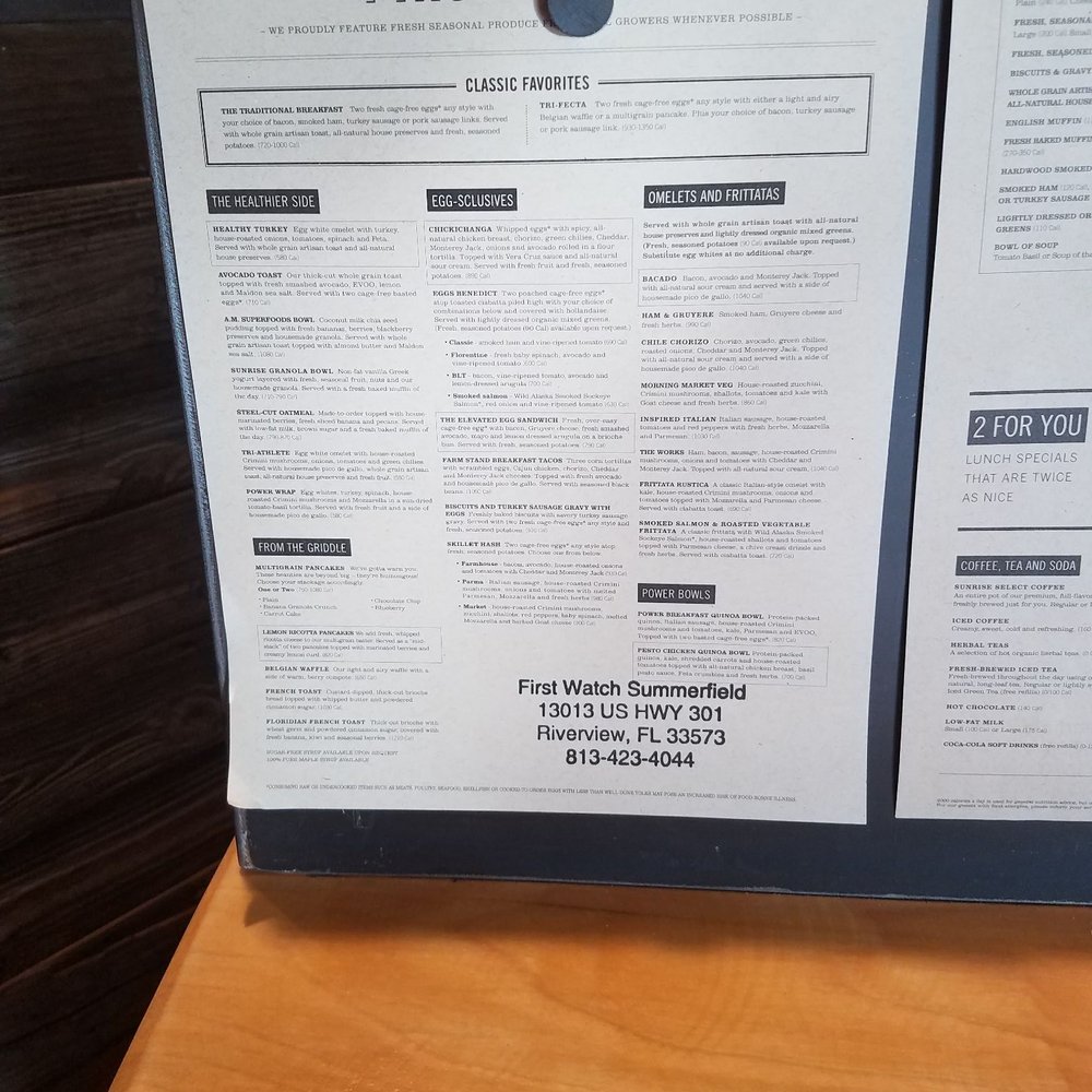 First Watch - Breakfast & Brunch Near Me - Riverview, Florida First Watch - Breakfast & Brunch Near Me - Riverview, Florida