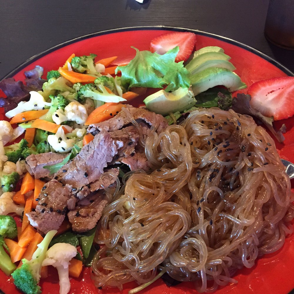 Fresh Heim - Steak with steamed veggies and sweet potato noodles - Salad Near Me - Austin, Texas Fresh Heim - Steak with steamed veggies and sweet potato noodles - Salad Near Me - Austin, Texas