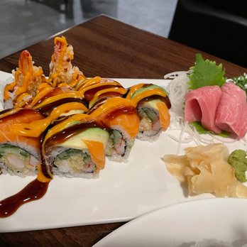 Oyama Sushi - #No. 9 Roll and 2 fatty tuna - Sushi Bars Near Me - Plymouth, Minnesota Oyama Sushi - #No. 9 Roll and 2 fatty tuna - Sushi Bars Near Me - Plymouth, Minnesota