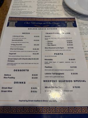 Menu photo 2 Golden Grove Kitchen Naples, FL