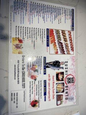 Menu photo 6 Mori Sushi & Bento Poulsbo, WA Menu photo 6 Mori Sushi & Bento Poulsbo, WA