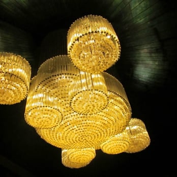 Moulin Rouge - chandelier in the club - Cabaret Near Me - Paris, 75