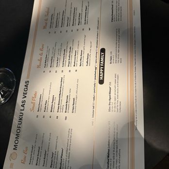 Momofuku - New American Near Me - Las Vegas, Nevada