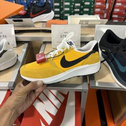 DSW Designer Shoe Warehouse - Bruce Lee's "Game of Death" movie inspired color pattern Nike shoes
