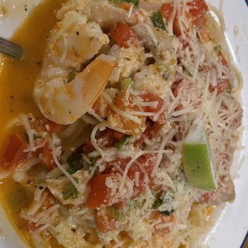 Captain Craig's Restaurant - Key Lime Seafood over pasta - fantastic! - Seafood Near Me - Tavernier, Florida