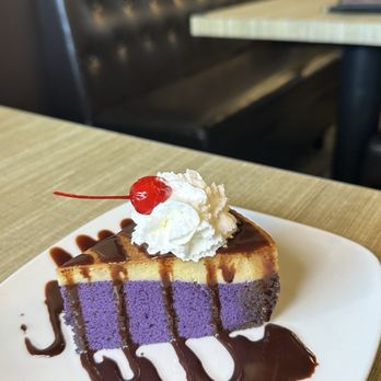 Saigon Bistrot - Ube flan made in house - Vietnamese Near Me - Garden Grove, California