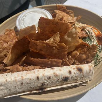 Neighborly - Dip duo from Mini Kabob. My favorite dish! - Mediterranean Near Me - Thousand Oaks, California