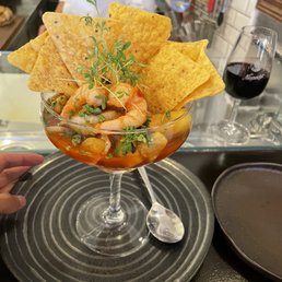 Shrimp pineapple salsa