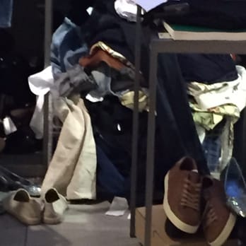 Zara - Overflowing bin of clothes barely hidden...messy messy messy. - Women's Clothing Near Me - Santa Clara, California Zara - Overflowing bin of clothes barely hidden...messy messy messy. - Women's Clothing Near Me - Santa Clara, California