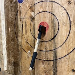 Mystery Mayhem Escapes & Axe Throwing - I enjoyed a healthy serving of Mexican cuisine before torturing the nearest toilet.