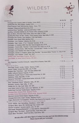 Menu photo 4 Wildest Restaurant & Bar Palm Desert, CA Menu photo 4 Wildest Restaurant & Bar Palm Desert, CA