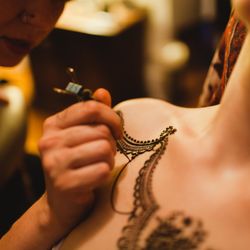 Henna Gesserit BodyArt + BodyWork - 100% Natural henna is hand-drawn every time.