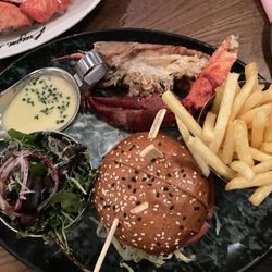 Burger & Lobster - Lobster was so dry. The burger was better.