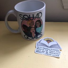 Goodies from the gift shop I picked up while waiting for my coffee :) one of a kind!