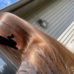 O Salon - What I left with - do you see any difference?
