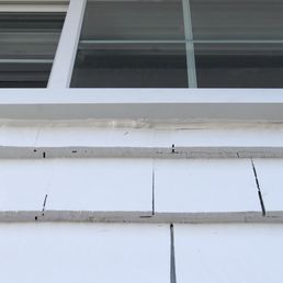 poor quality caulking