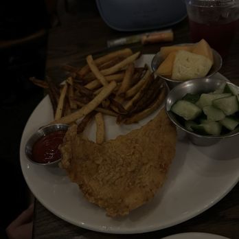 Burtons Grill & Bar - Fried fish kids menu - New American Near Me - Charlottesville, Virginia