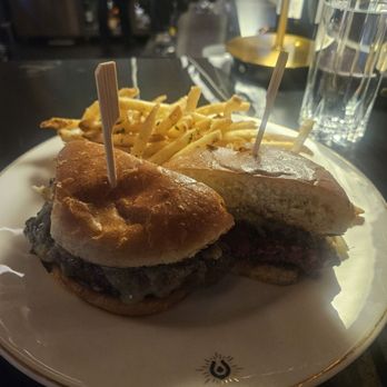 Rare Society - Happy Hour Burger with Truffle Fries - Steakhouses Near Me - Las Vegas, Nevada Rare Society - Happy Hour Burger with Truffle Fries - Steakhouses Near Me - Las Vegas, Nevada