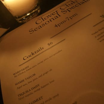 Clover Club - Happy Hour! - Lounges Near Me - Brooklyn, New York