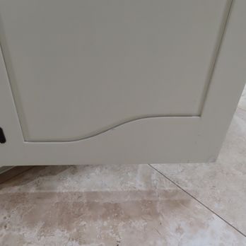 Andrew's Refinishing - Under kitchen sink cabinet refinished - Refinishing Services Near Me - Carrollton, Texas Andrew's Refinishing - Under kitchen sink cabinet refinished - Refinishing Services Near Me - Carrollton, Texas