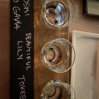 Ten - Sake flight - Sushi Bars Near Me - Charlottesville, Virginia Ten - Sake flight - Sushi Bars Near Me - Charlottesville, Virginia