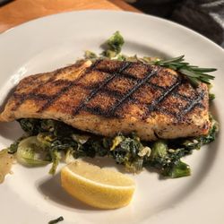 Rachel's Roadhouse - Blackened salmon