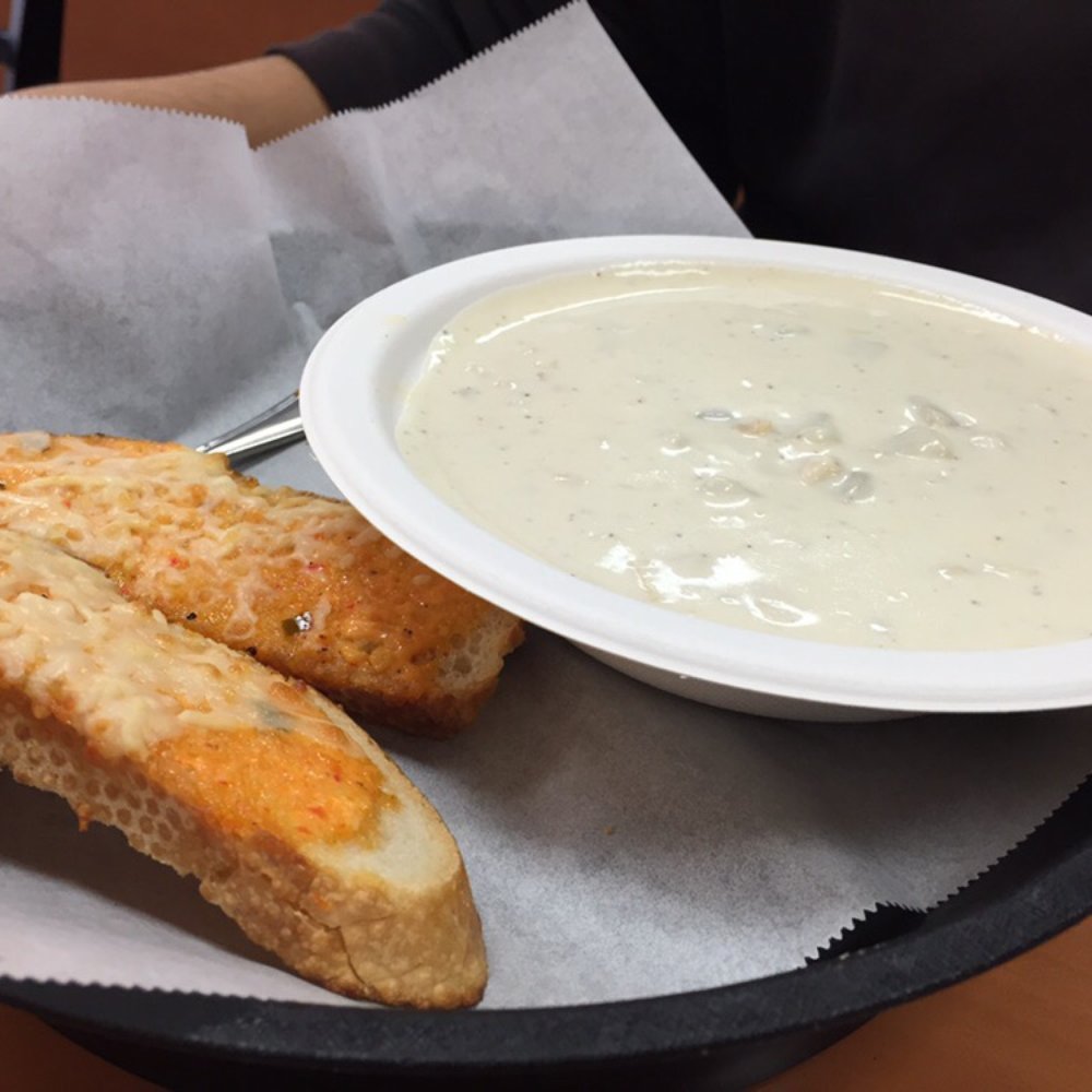 Lou's Cafe - New England Clam Chowder in a bowl - Breakfast & Brunch Near Me - San Francisco, California