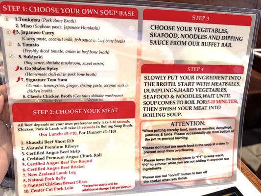 Menu photo 4 Go Shabu Houston, TX