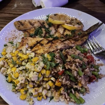 Clutch Restaurant - Sea bass, corn and vegetable quinoa - Seafood Near Me - Atlanta, Georgia