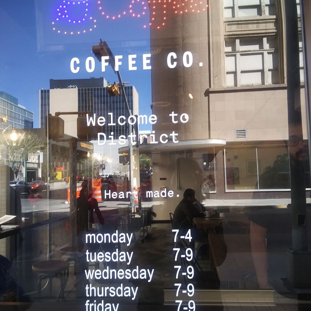 District Coffee - Hours* - Coffee & Tea Near Me - El Paso, Texas